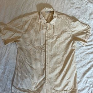 Uniqlo x JW Anderson casual shirt with contrast stripes